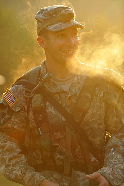 File:Capt. John Arthur prepares for the land navigation course (7646708144).jpg