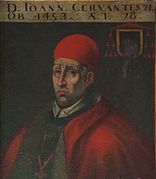 Retrato del cardenal Cervantes.