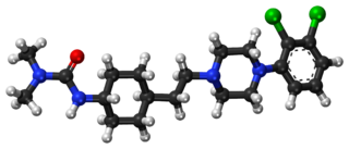 Cariprazine Chemical compound