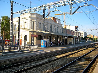 Cómo llegar a Estació De Castelldefels en transporte público - Sobre el lugar