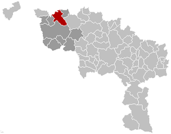 Celles Hainaut Belgium Map.png