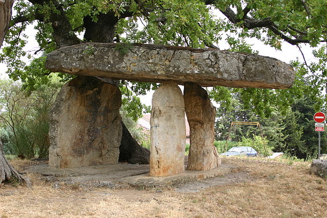 A Bronze Age dolmen (2500 to 900 BC) near Draguignan
