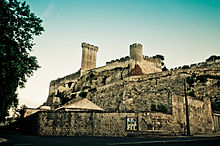 Château de Beaucaire, vu depuis le nord.