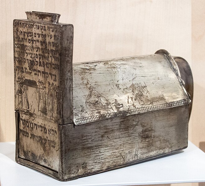 File:Charity box, Hungarian Jewish Museum.jpg