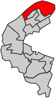 La première circonscription en 1986.