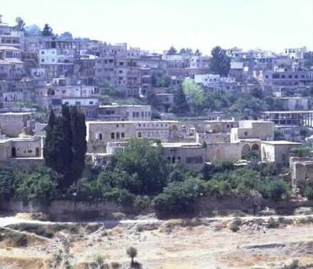 The 12th-century Shihab Citadel in Hasbaya in Wadi al-Taym