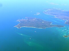 Остров Кларка с высоты птичьего полёта