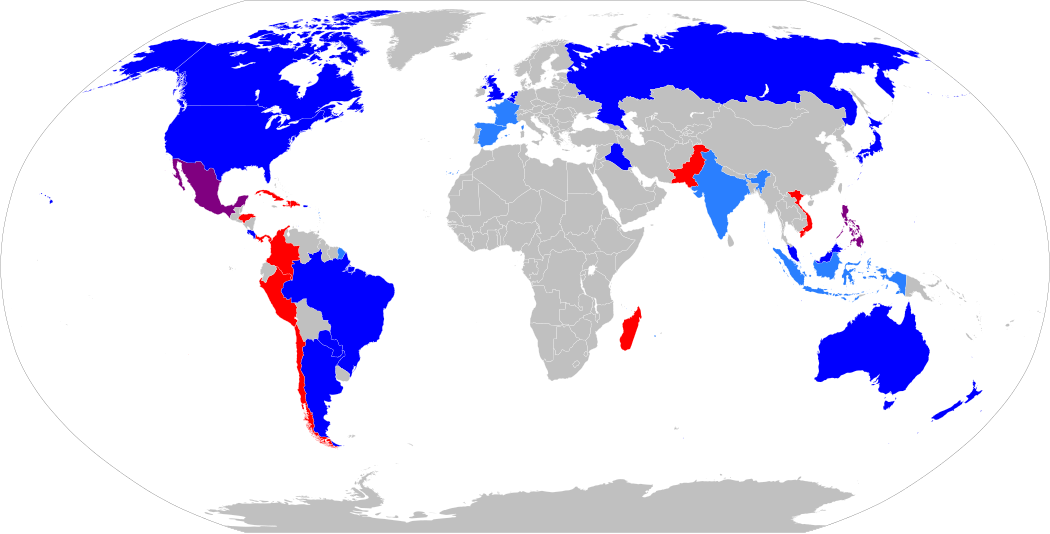 v
t
e
World laws on cockfighting
Nationwide ban on cockfighting
Nationwide ban on cockfighting, but some designated local traditions exempted
Some subnational bans on cockfighting
Cockfighting legal
No data Cockfighting laws world map.svg