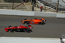 Cunningham (inside) racing in Indy Lights in 2008 CunninghamBattistini2008.jpg