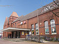 Der Cuxhaven Bahnhof von der Westseite gesehen