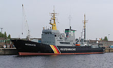 Meerkatze in German coast guard livery in 2006 Cuxhaven kuestenwache meerkatze.jpg