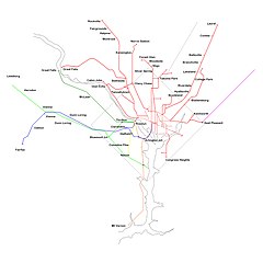 Map of Washington, D.C.'s streetcar lines DC streetcar diagram.JPG