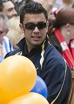 Daniel Kerr, first AFL premiership player of the Indian heritage from the famous Kerr footballing family Daniel Kerr.jpg