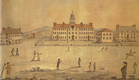 Dartmouth College campus - The Green, early 1800s.jpg