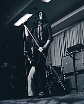 Ian Gillan et Roger Glover sur scène avec Deep Purple en 1970.