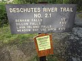 Deschutes River Trail to Behnam Falls (2014)