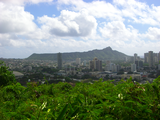 View from Rocky Hill, which resides over Punahou School