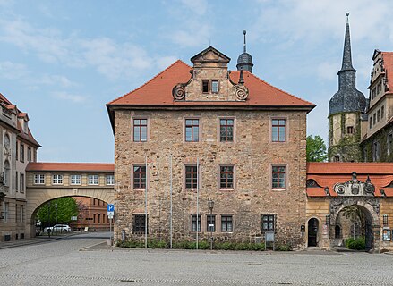 Building at Domplatz 9 in Merseburg, Saxony-Anhalt, Germany