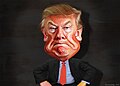 Donald Trump - Caricature, From WikimediaPhotos