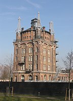 De oude watertoren Villa Augustus