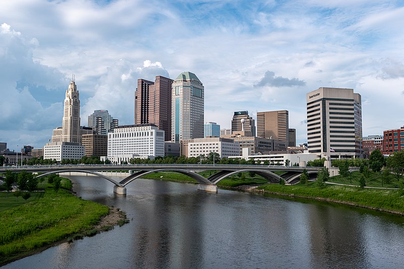 File:Downtown Columbus View from Main St Bridge.jpg