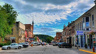 Elkader, Iowa City in Iowa, United States