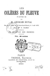Georges Duval, Les Colères du fleuve, 1875    
