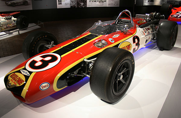 Unser's winning car from the 1968 Indianapolis 500.