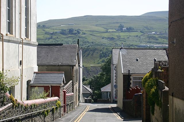 Ebbw Valley viewed from Ebbw Vale