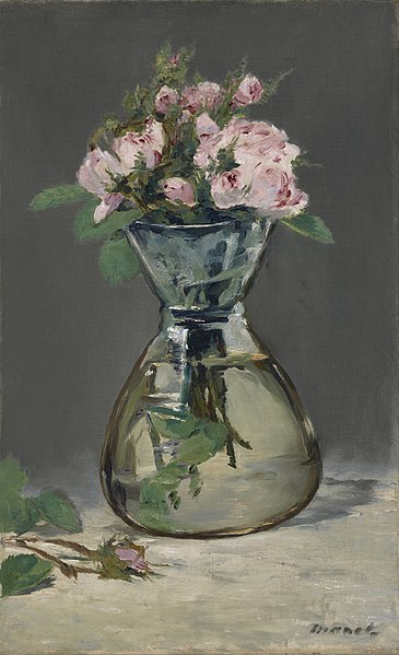 File:Edouard Manet Moss Roses in a Vase.jpg