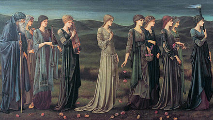 Psyche's Wedding (Pre-Raphaelite, 1895) by Edward Burne-Jones