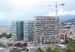 Skyscrapers in the Erzelli GREAT campus in October 2013