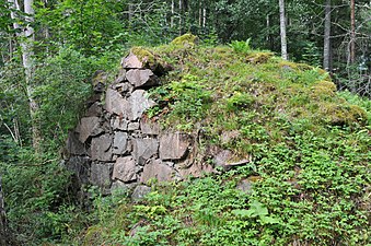 Ruinen efter Ullabergs masugn.