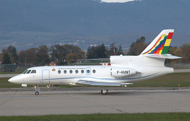 Falcon 50EX of the Bolivian Air Force for vice-presidential use