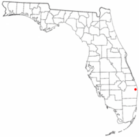 Расположение Золотых озер, Флорида
