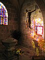 FRANCE - Auvergne - MOZAC - L'abbatiale Saint Pierre, chapelle latérale.JPG