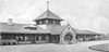 Fall River Station zeigt Porte Cochere, 1890s.jpg