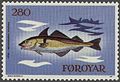 Stamp FR 081 of 1983: Fishing for haddock.