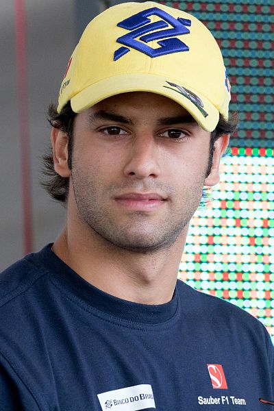Felipe Nasr (pictured in 2015) set the fastest overall lap in testing for Action Express Racing.