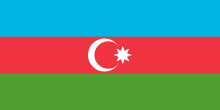 Description de l'image Flag of Azerbaijan.svg.