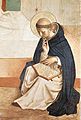 Sant Domènec de Guzmàn pintat per Fra Angelico (Florència, S. Marco)