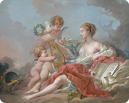 Allegory of Music, by François Boucher, 1764