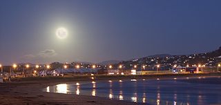 Lyall Bay Suburb in Wellington City, New Zealand