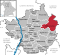 Lage im Landkreis und in Bayern