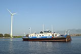 GVB Pont 9 op het Noordzeekanaal bij Buitenhuizen.