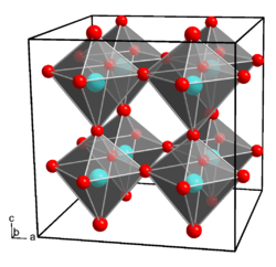Crystal structure of gallium (III) hydroxide