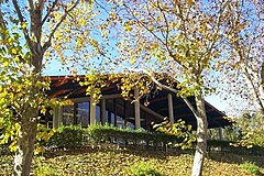 Gavilan College's main campus, in the foothills of the Santa Cruz Mountains. Gavilan College campus in autumn.jpg