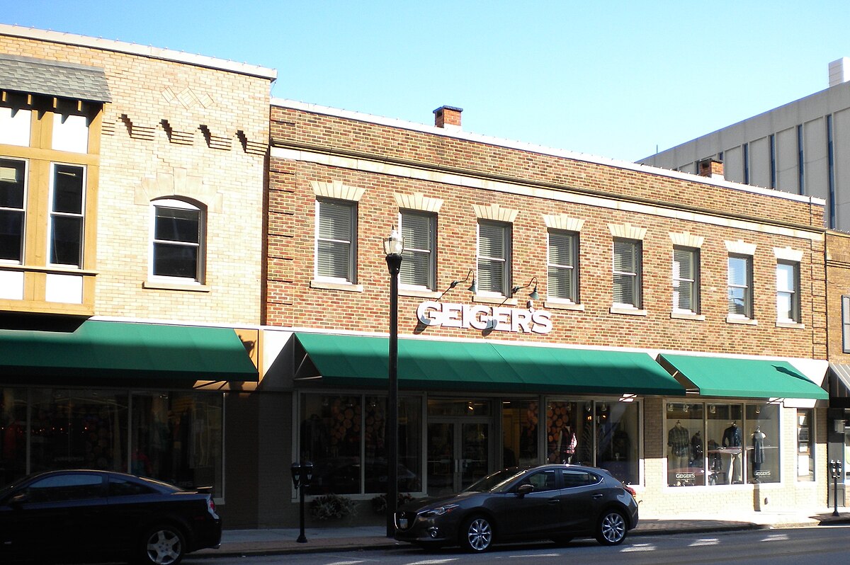 Geiger's headquarters and principal store