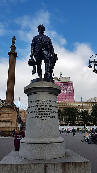 File:George Square, Statue Of Field Marshall Lord Clyde - portrait.jpg