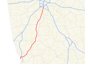 Georgia state route 85 map.png